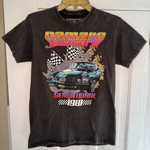 Camaro Berlinetta 1981 T Shirt XS Gray Car Graphic Tee Short Sleeve Retro Auto